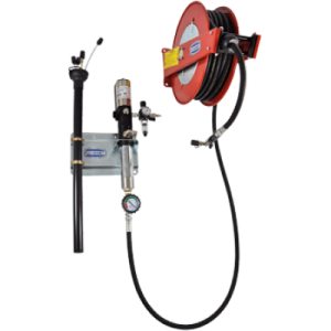 Bộ hút dầu thải treo tường hoạt động khí nén (có thu dây tự động) Model 3199