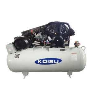 Máy nén khí piston 7.5HP, 3 pha, bình tích 500 lít Thương hiệu: KOISU Model: W-5.5/500/3