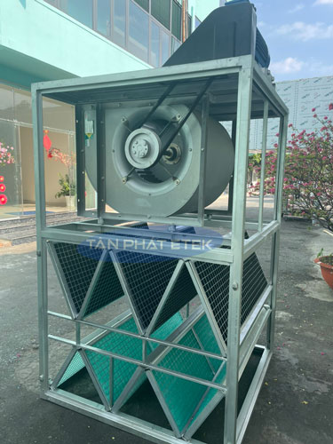 Motor hút dùng cho phòng sơn ecotek motor hút công suất lớn 7.5kw dùng cho phòng sơn nhanh