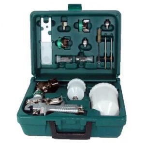 Bộ súng sơn 16 chi tiết (1 súng sơn 1.4mm), cốc trên, bao gồm cốc Thương hiệu: JONNESWAY Model: JA-HVLP-1080GK