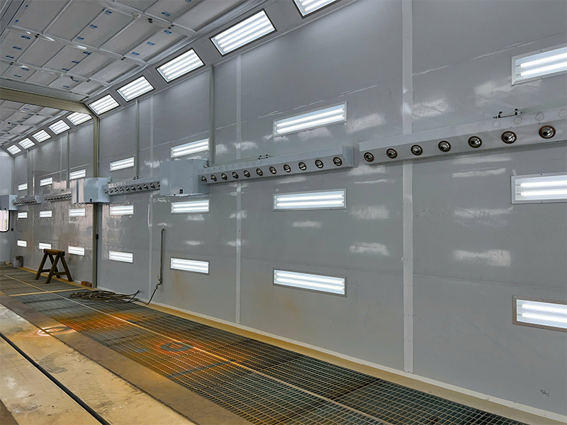 hệ thống sấy sơn gốc nước hệ thống sấy điện trở